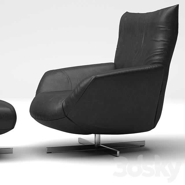 Chiara Edra armchair 3DSMax File - thumbnail 3