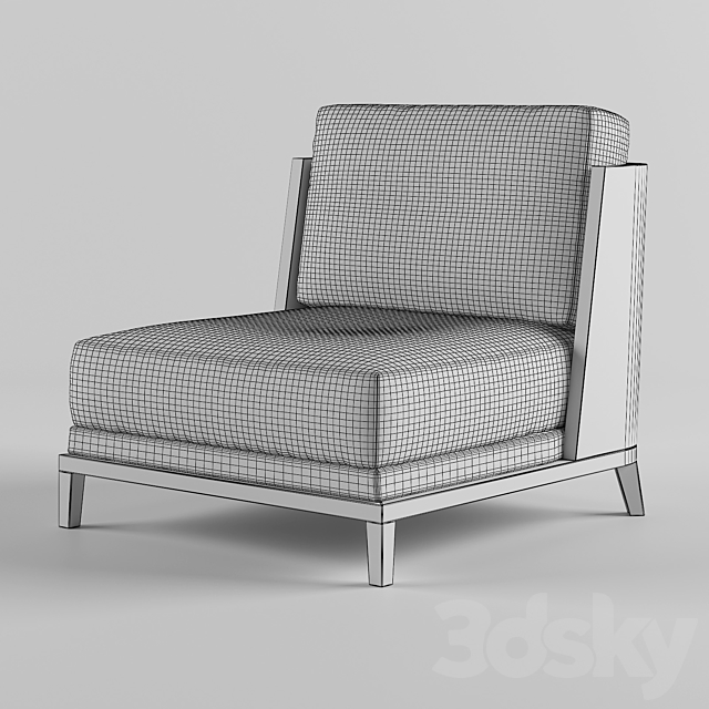 Christian Liaigre Aspre Armchair 3DSMax File - thumbnail 3