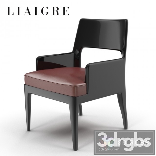 Christian Liaigre Musc Armchair 3dsmax Download - thumbnail 1