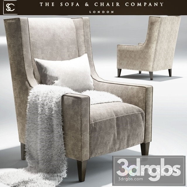 Christo Armchair 3dsmax Download - thumbnail 1