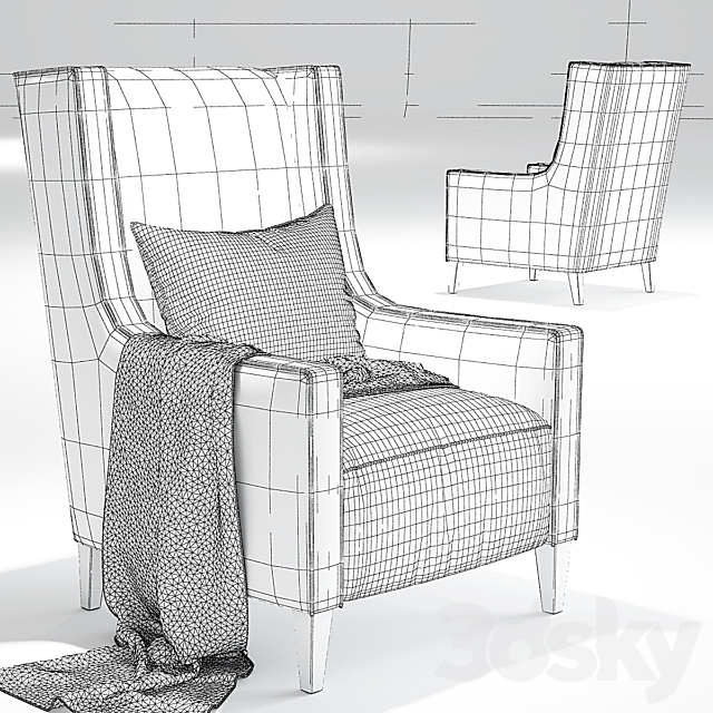 Christo_Christo Large_The sofa and chair company 3DSMax File - thumbnail 2