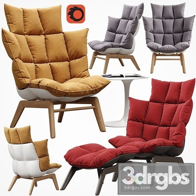 Christophe Delcourt Hug Armchair 3dsmax Download - thumbnail 1