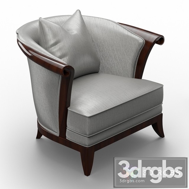 Christopher Guy Claudia Armchair 3dsmax Download - thumbnail 1