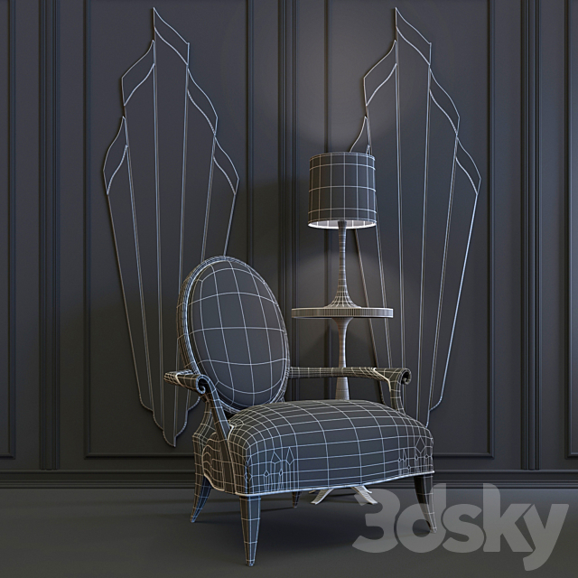 Christopher Guy Interior Set 3DSMax File - thumbnail 2