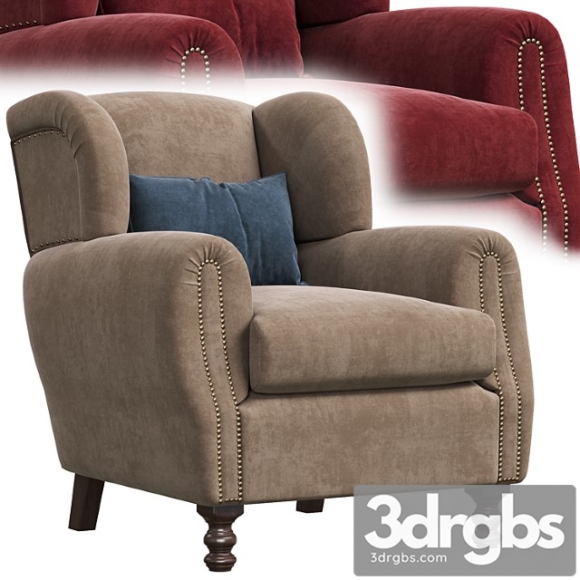 Cinema armchair 3dsmax Download - thumbnail 1