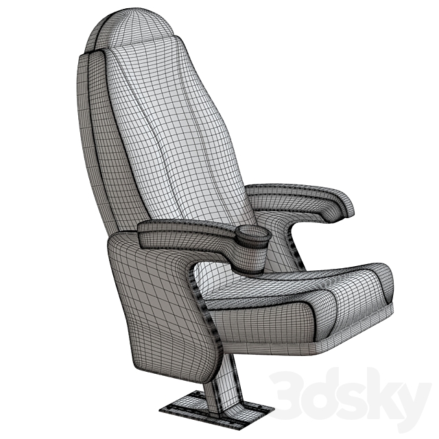 cinema chair 3DSMax File - thumbnail 2