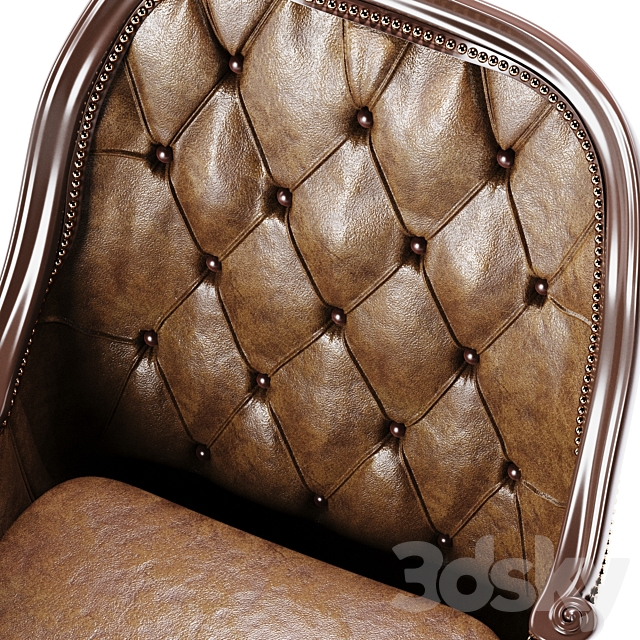 Classic armchair 3DSMax File - thumbnail 3