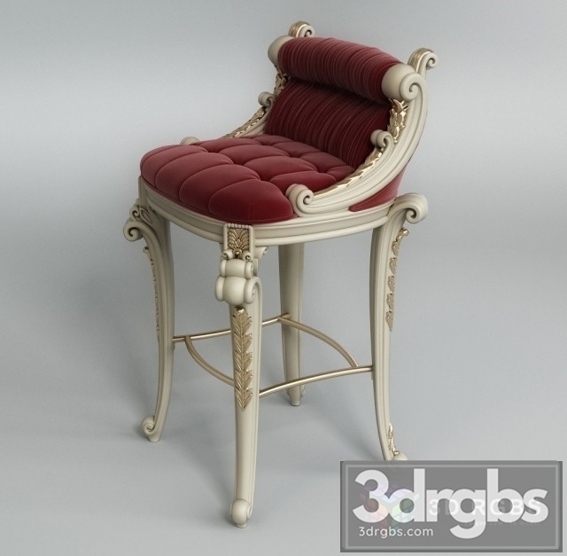 Classic Bar Chair 3dsmax Download - thumbnail 1