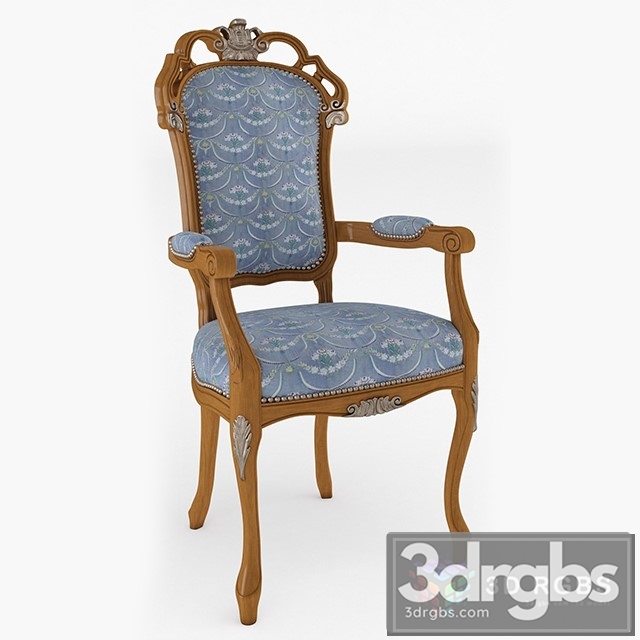 Classic Luxury Armchair 16 3dsmax Download - thumbnail 1