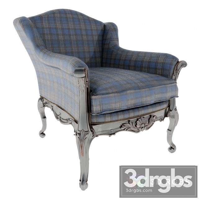 Classic Luxury Armchair 17 3dsmax Download - thumbnail 1