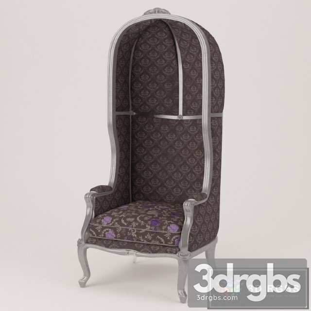 Classic Luxury Armchair 6 3dsmax Download - thumbnail 1