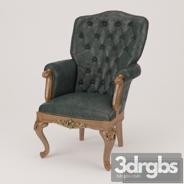 Classic Luxury Armchair 8 3dsmax Download - thumbnail 1