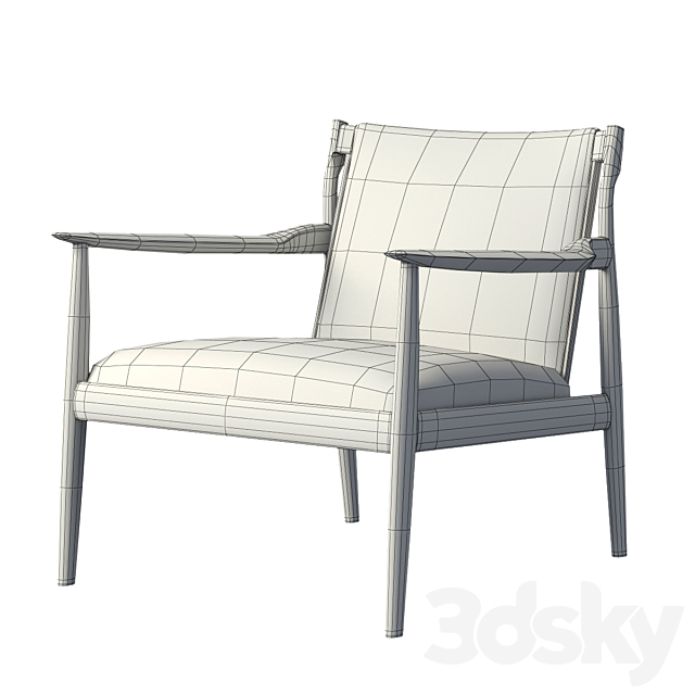 Claude chair by Ritzwell 3DSMax File - thumbnail 3