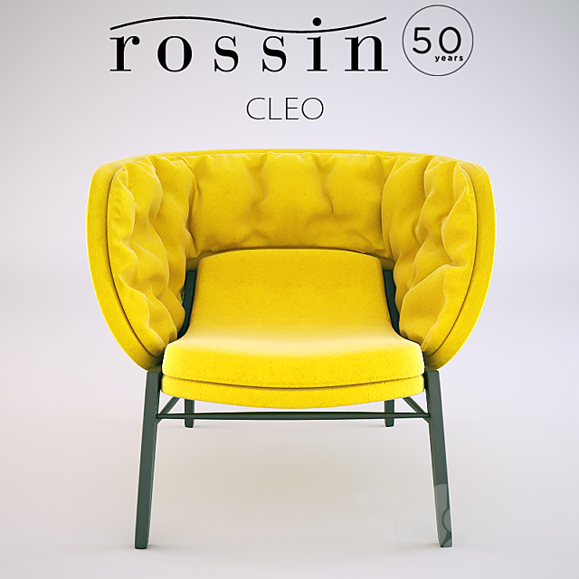 CLEO armchair by ROSSIN 3DS Max Model - thumbnail 3