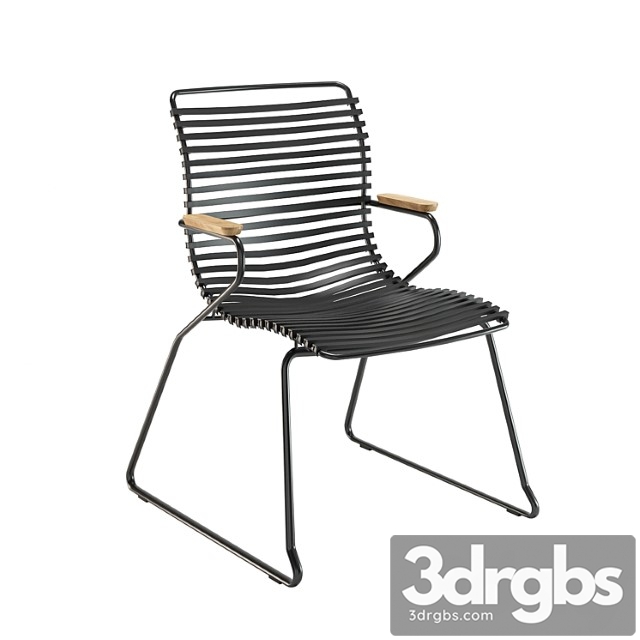 Click dining chair 3dsmax Download - thumbnail 1