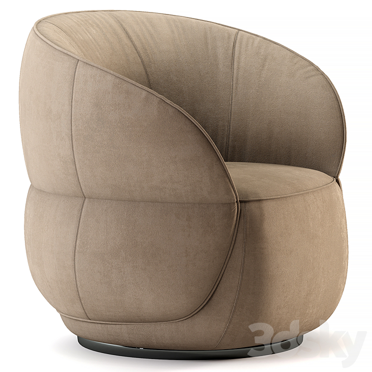 Clip armchair by Ditreitalia 3DS Max Model - thumbnail 2