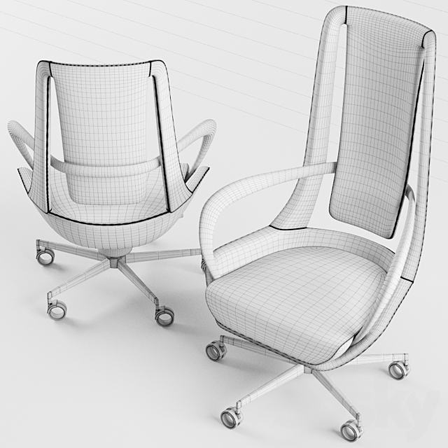 Clip giorgetti bergere 3DS Max Model - thumbnail 3