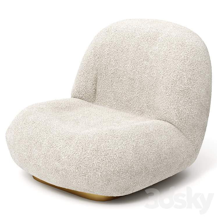 Cloud lounge chair 3DS Max - thumbnail 1