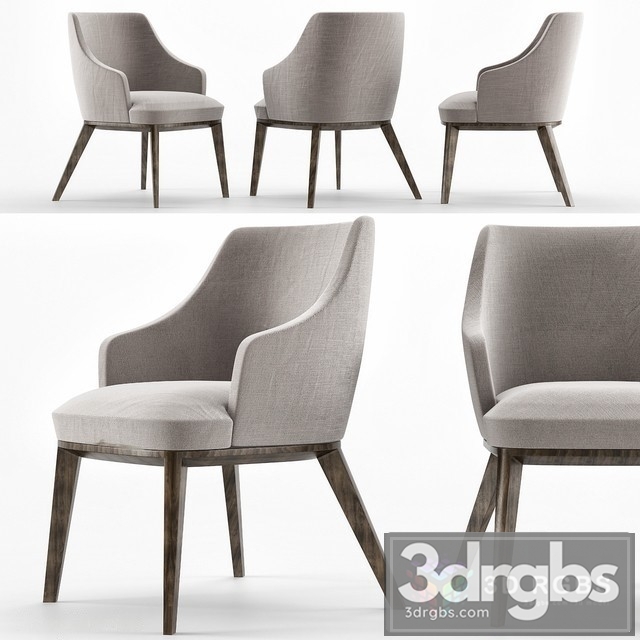 Clover Chair – Cumberland 3dsmax Download - thumbnail 1