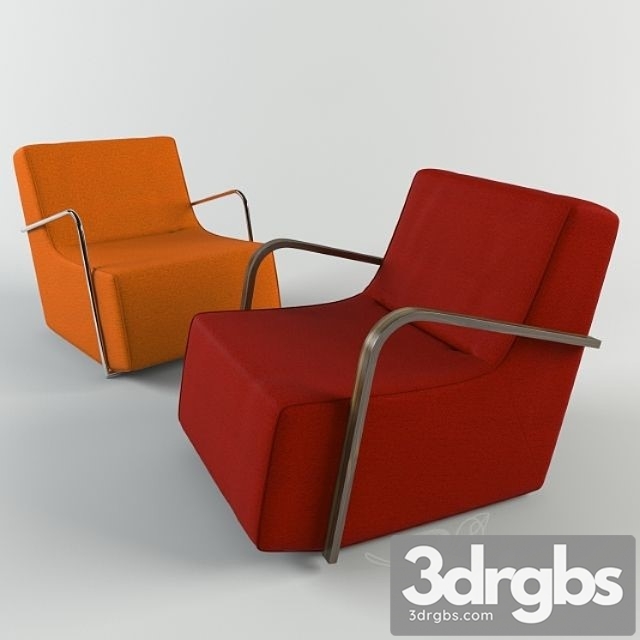 Club armchair 3dsmax Download - thumbnail 1