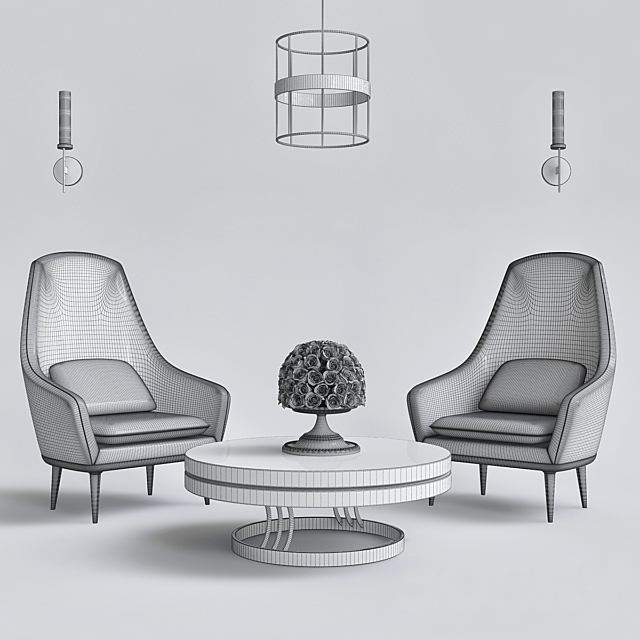 Coley Soft di Minotti 3DS Max Model - thumbnail 2