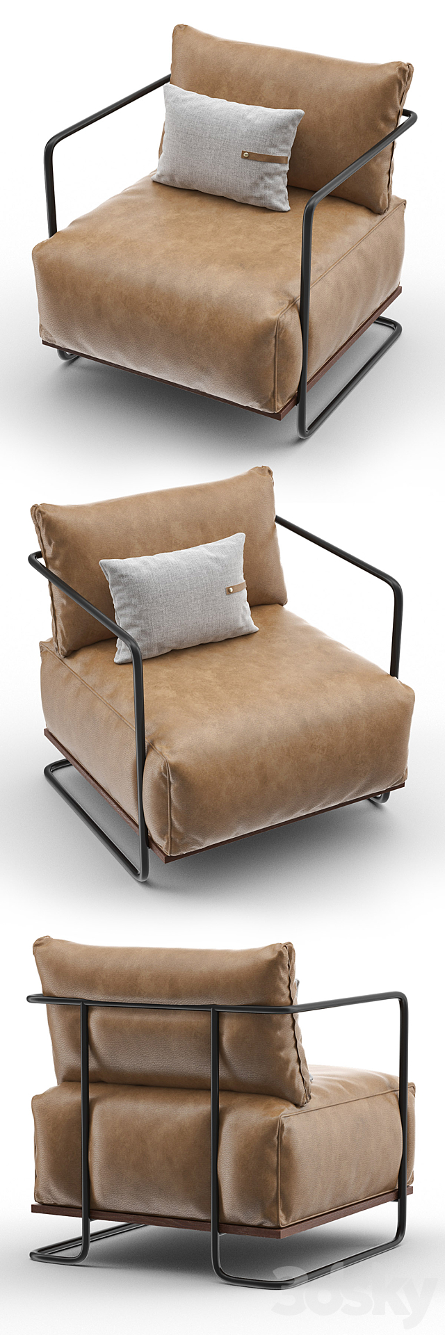 Colin Chair – Croft House 3ds Max - thumbnail 2