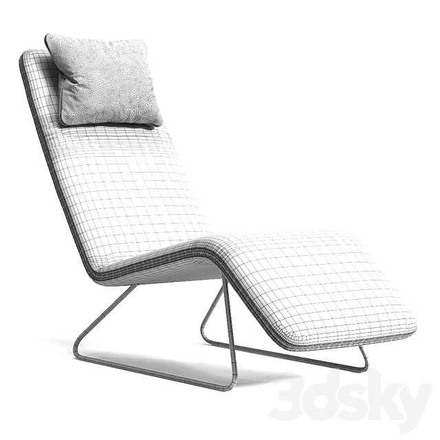 Colombini Casa FERGIE Armchair 3DS Max Model - thumbnail 3