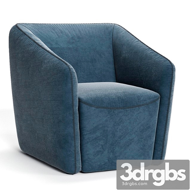 Colombini casa pura armchair 3dsmax Download - thumbnail 1