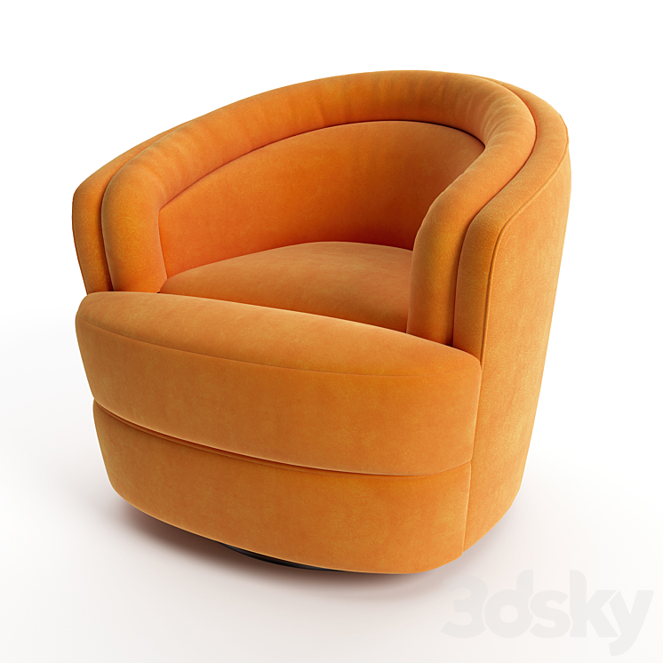 Colosseo Armchair 3DS Max Model - thumbnail 1