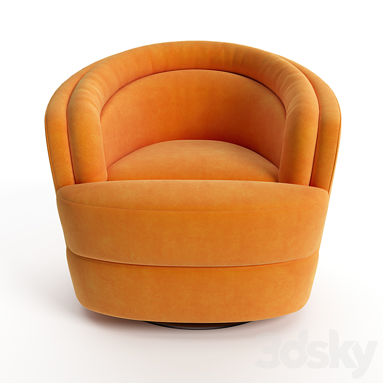 Colosseo Armchair 3DS Max Model - thumbnail 2