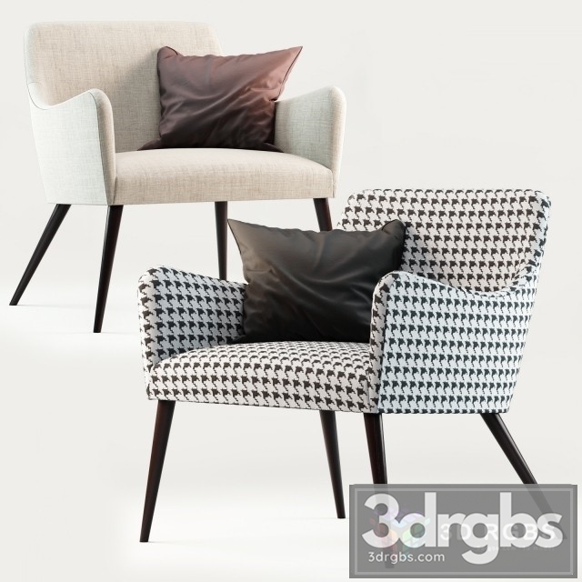 Comax Australia Roxy Armchair 3dsmax Download - thumbnail 1