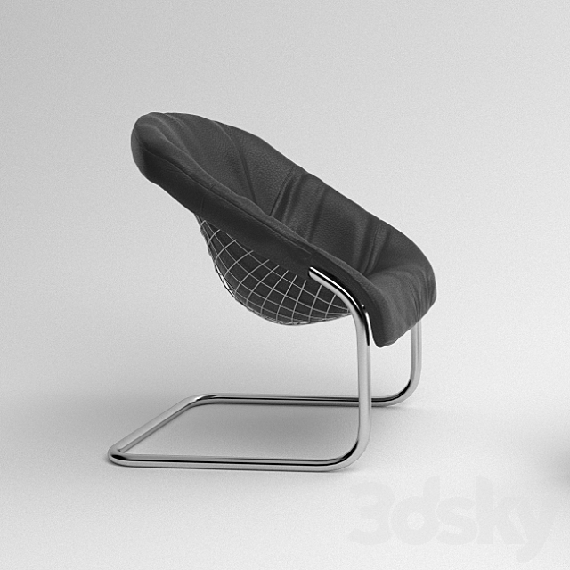 Company MINOTTI model armchair CORTINA 3DS Max Model - thumbnail 2