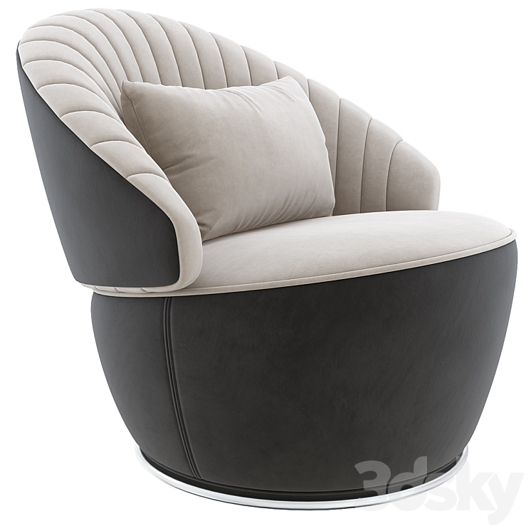 CONSONANCE armchair Roche Bobois 3DS Max - thumbnail 1