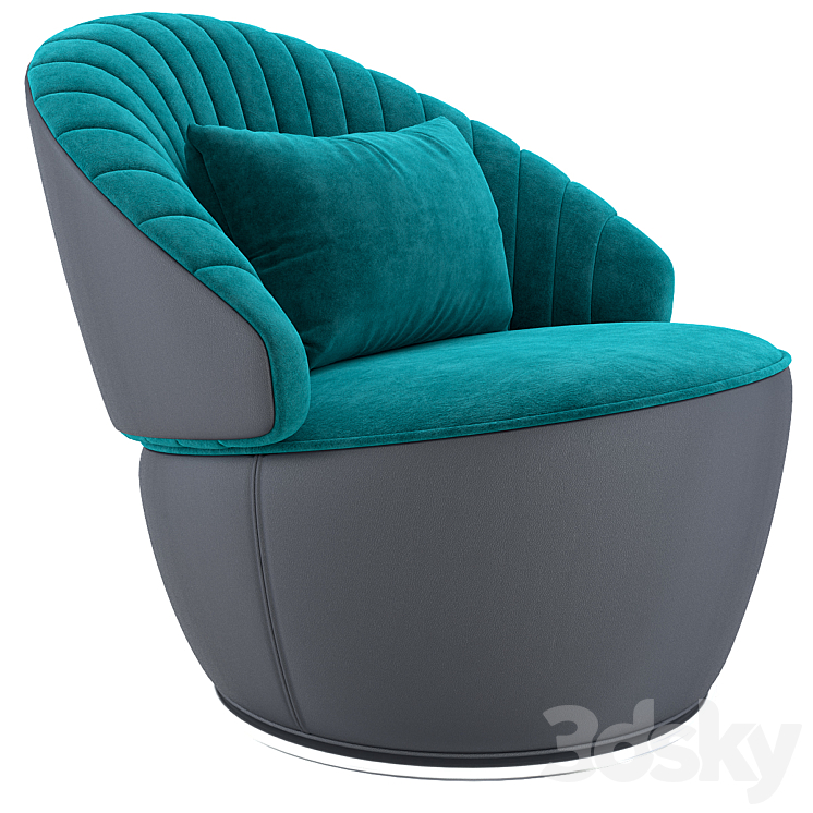 CONSONANCE armchair Roche Bobois 3DS Max - thumbnail 2