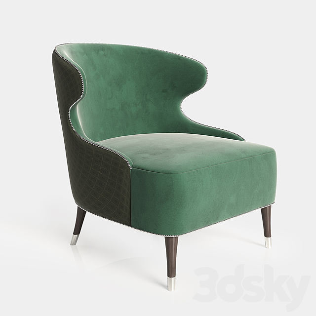 Contract Chair Company – Camelia Lounge Chair 3ds Max - thumbnail 3