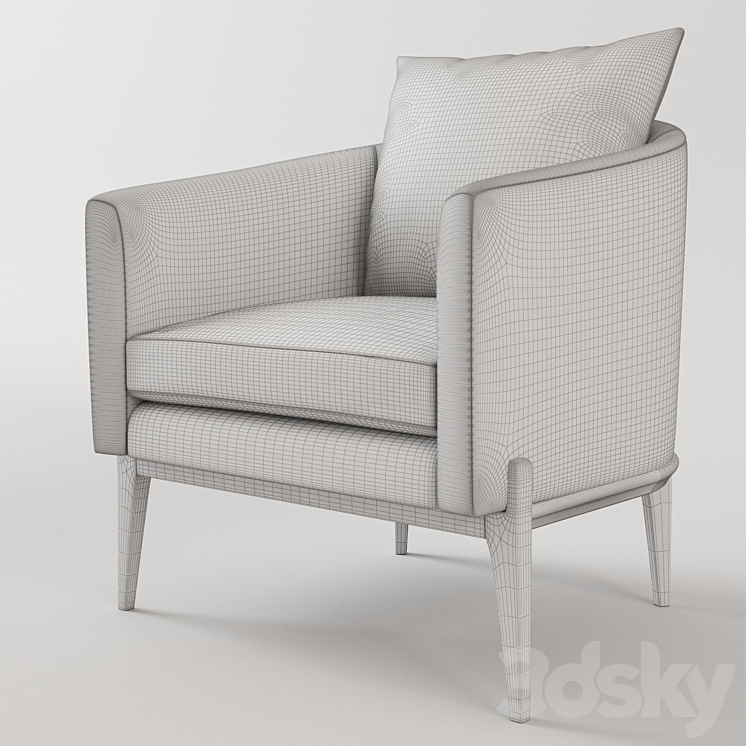 Copeland Chair 3DS Max - thumbnail 2