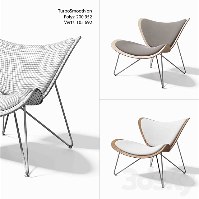 Copenhagen Chair – Fora Form 3DSMax File - thumbnail 3