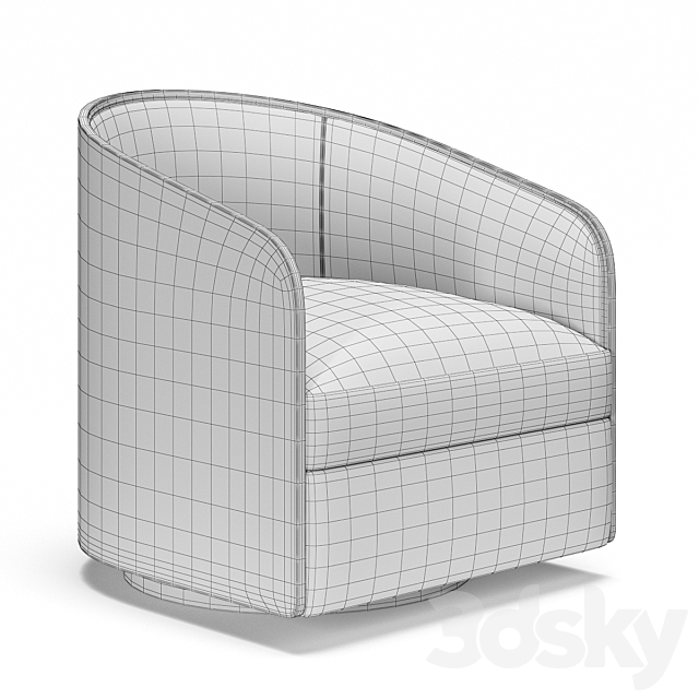 COQUE – LOUNGE CHAIR 3DSMax File - thumbnail 3