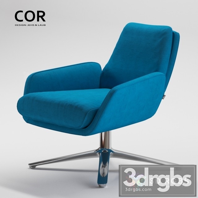 Cordia COR Armchair 3dsmax Download - thumbnail 1