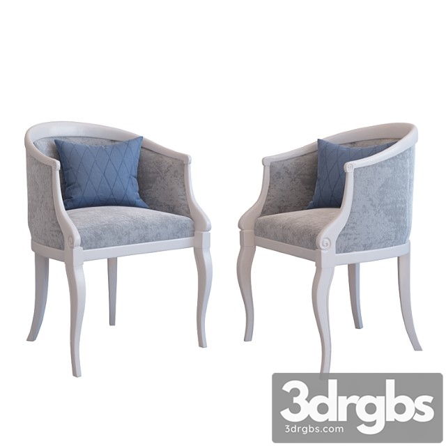 Corte Zari Clara Armchair 3dsmax Download - thumbnail 1