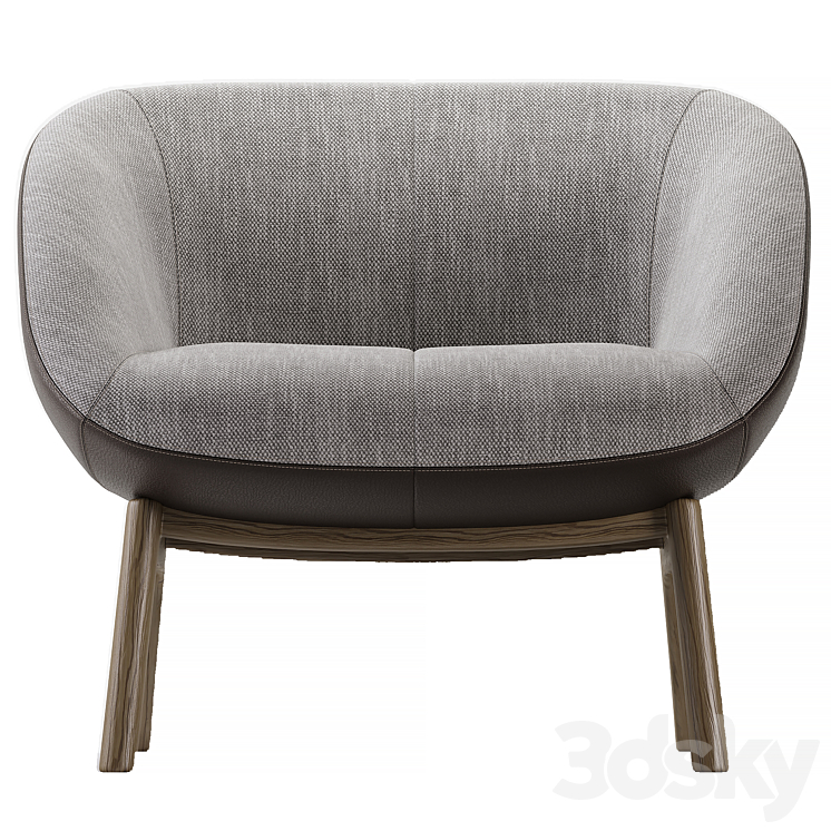 Cosmo armchair 3DS Max Model - thumbnail 2