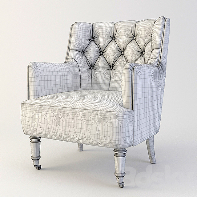 Costa Bella chair Candice 3DSMax File - thumbnail 3