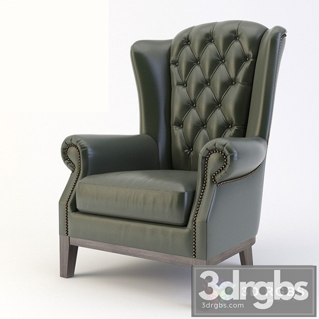 Costa Bella Lord Armchair 3dsmax Download - thumbnail 1