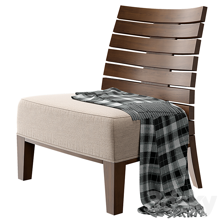 Costantini Pietro Charm Lounge Chair 3DS Max Model - thumbnail 3