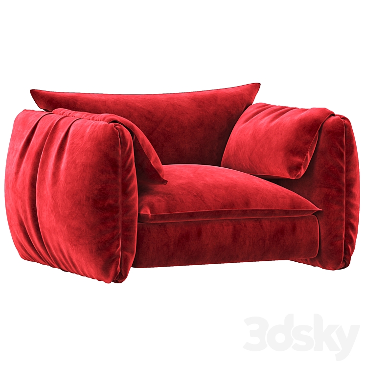 Costes_Oversized_Armchair 3DS Max Model - thumbnail 1