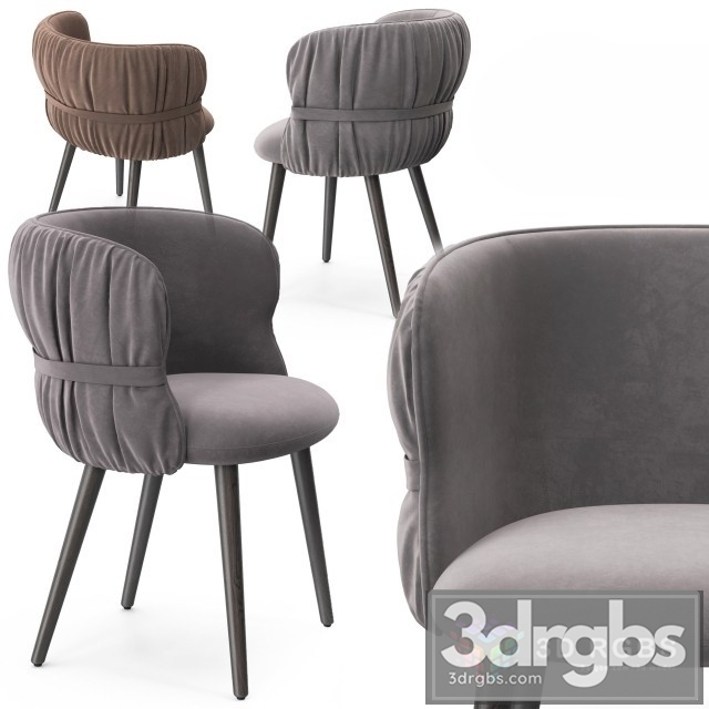 Coulisse Armchair 3dsmax Download - thumbnail 1