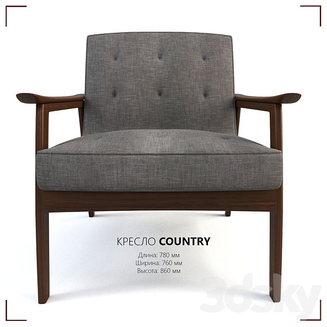 Country seat 3ds Max - thumbnail 1