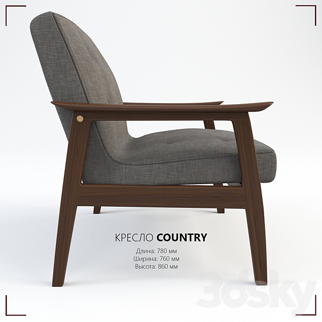 Country seat 3ds Max - thumbnail 2