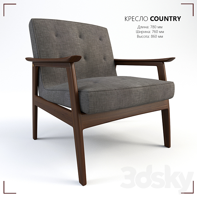 Country seat 3ds Max - thumbnail 3