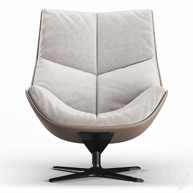 Cova Chair 3DS Max Model - thumbnail 2